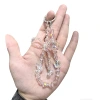 European and American high-end crystal bow mobile phone chain beaded pendant, light luxury style keychain pendant, women's style, Internet celebrity style details Picture